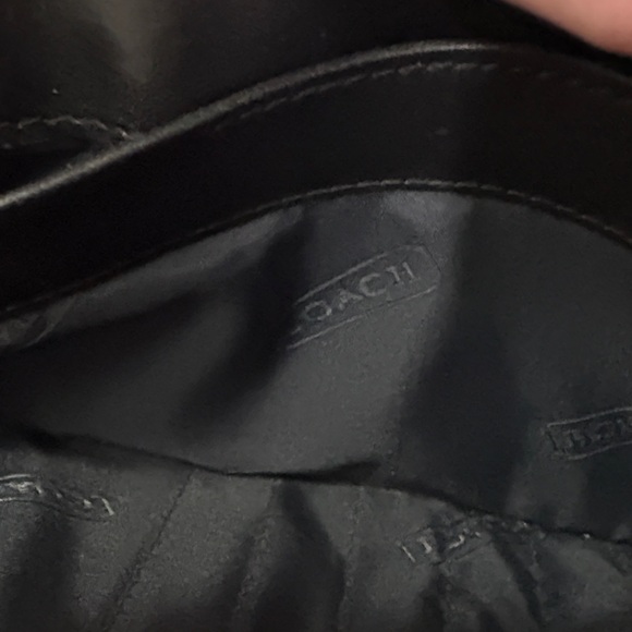 Coach Black Signature Clutch Wallet or planner can buy a chain with 10 - Picture 15 of 16